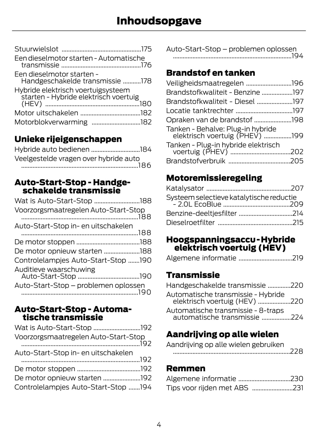 2021-2023 Ford Galaxy / S-Max Bedienungsanleitung | Niederländisch