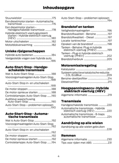 2021-2023 Ford Galaxy / S-Max Bedienungsanleitung | Niederländisch