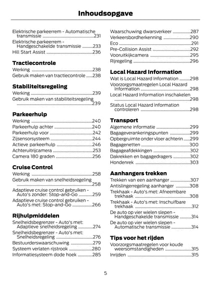 2021-2023 Ford Galaxy / S-Max Bedienungsanleitung | Niederländisch