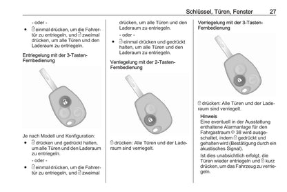 2019 Opel Vivaro Owner's Manual | German