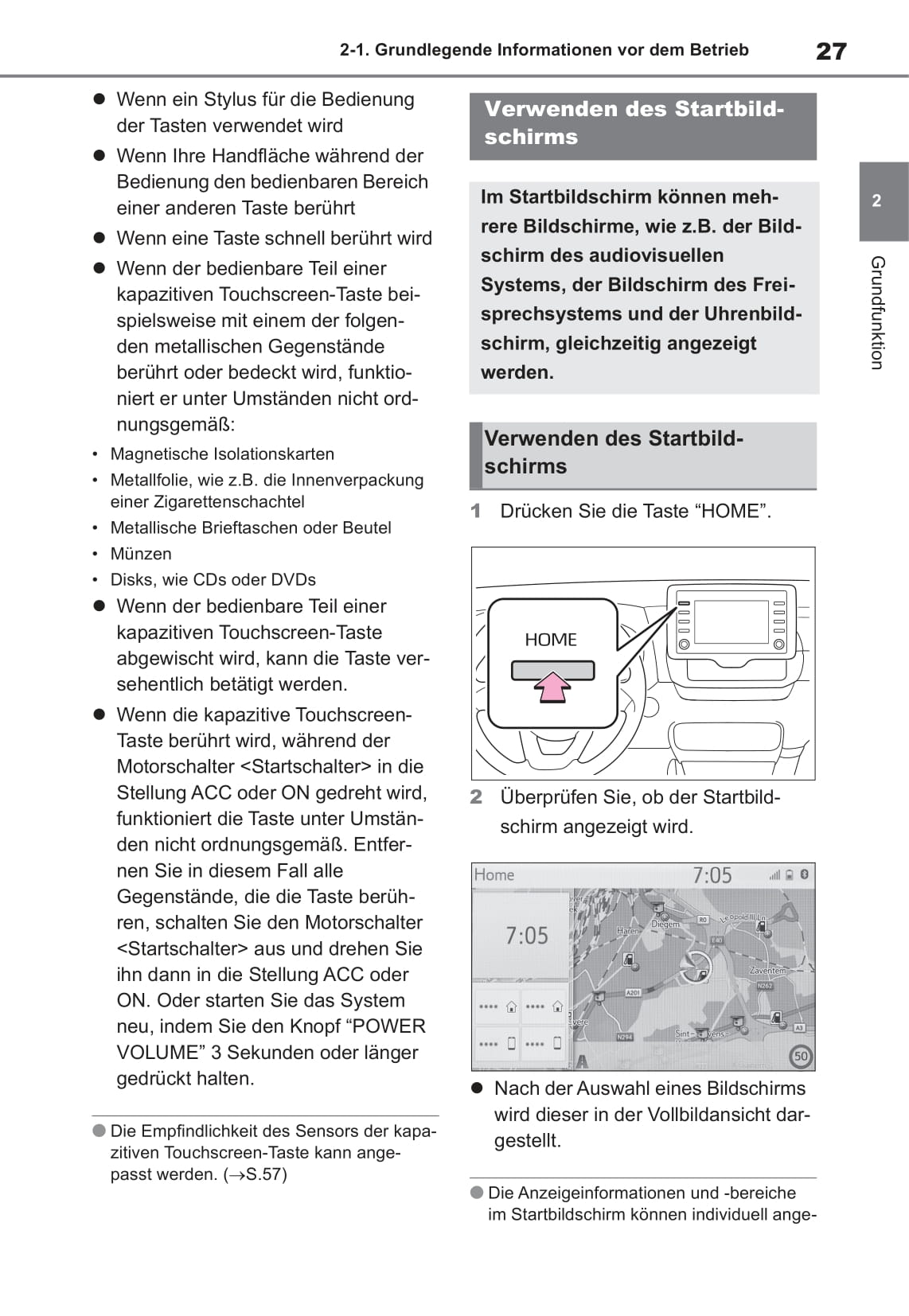 Toyota Navigation Bedienungsanleitung 2020