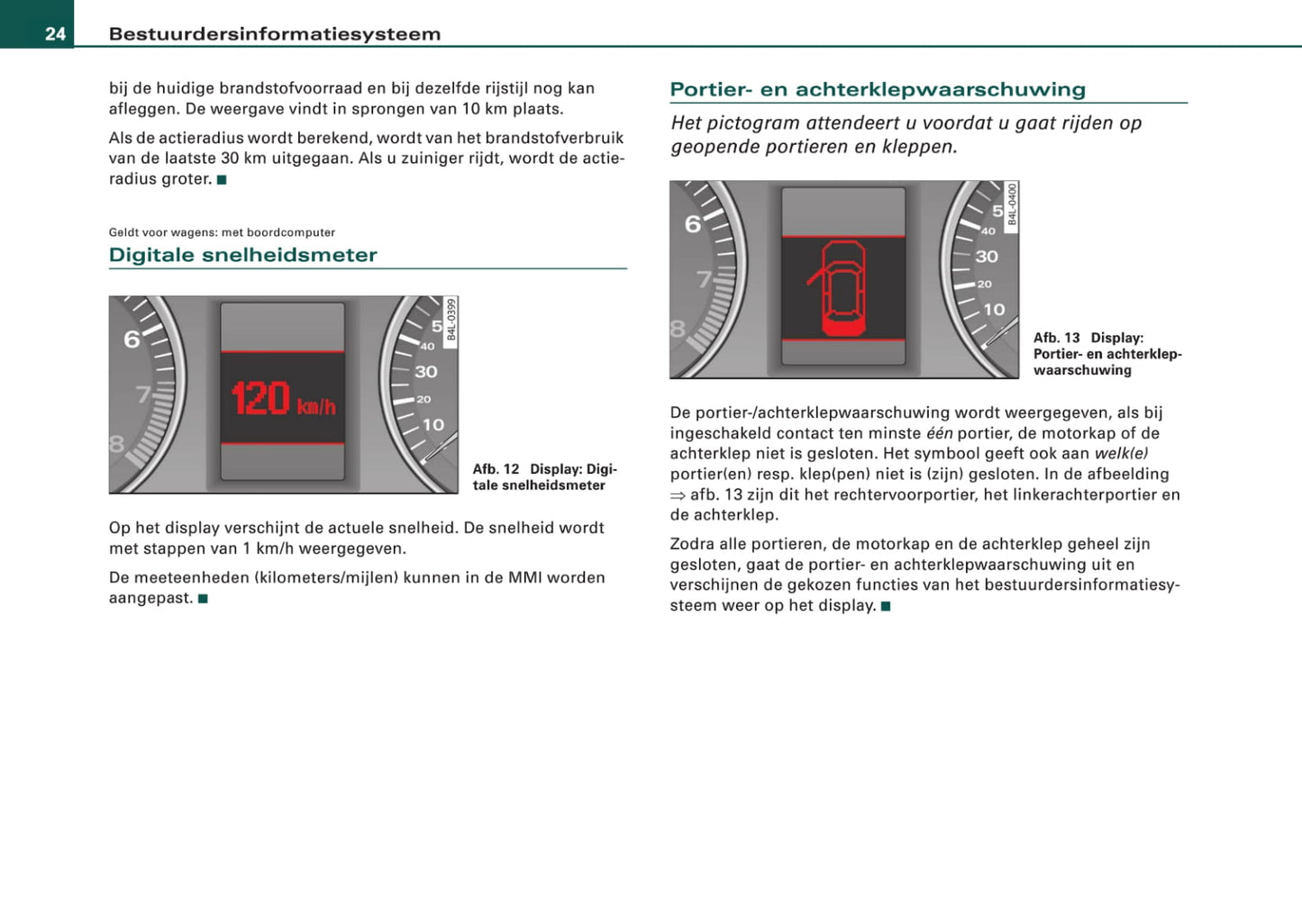 2006-2009 Audi Q7 Owner's Manual | Dutch