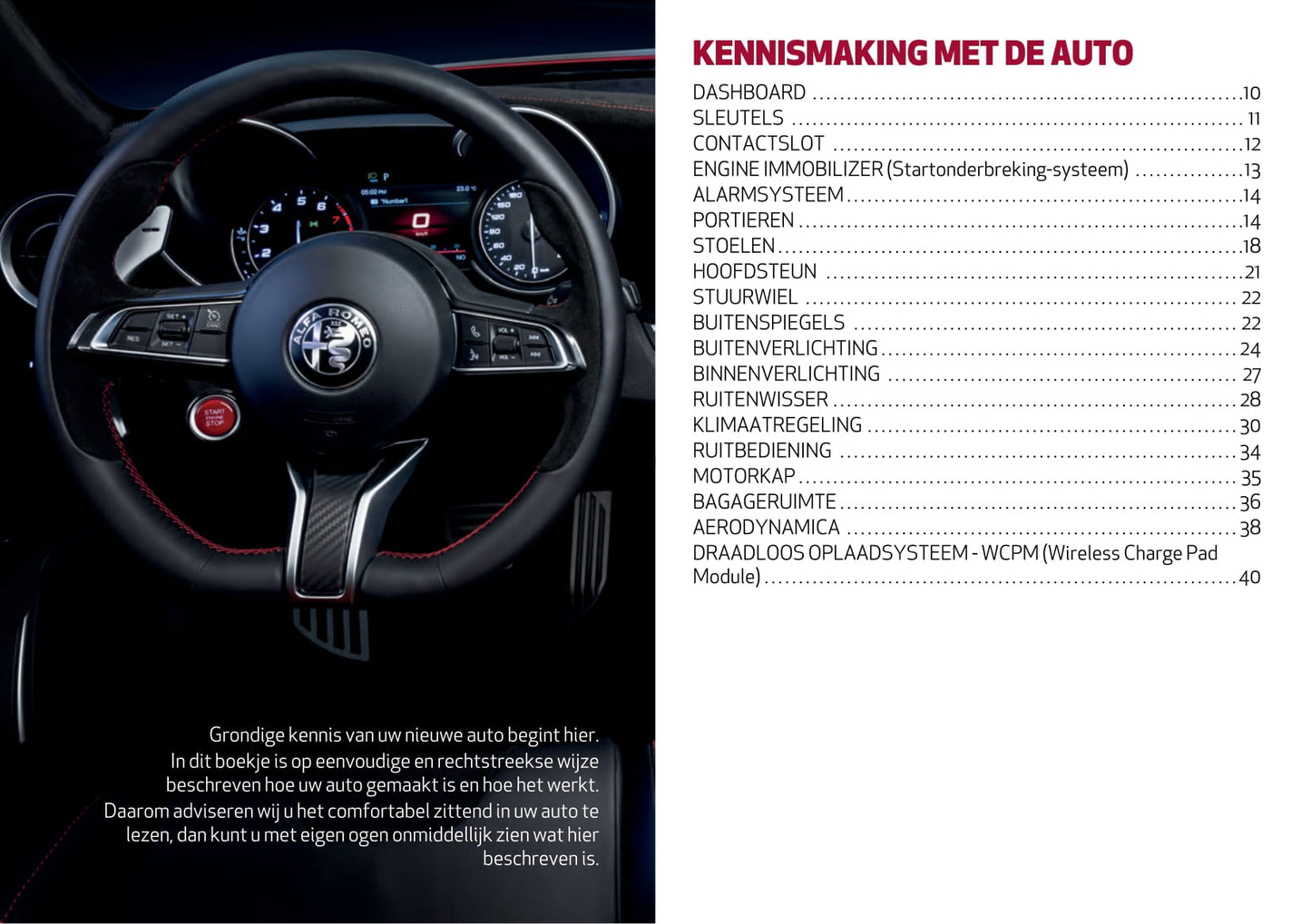 2022-2023 Alfa Romeo Giulietta GTA Owner's Manual | Dutch