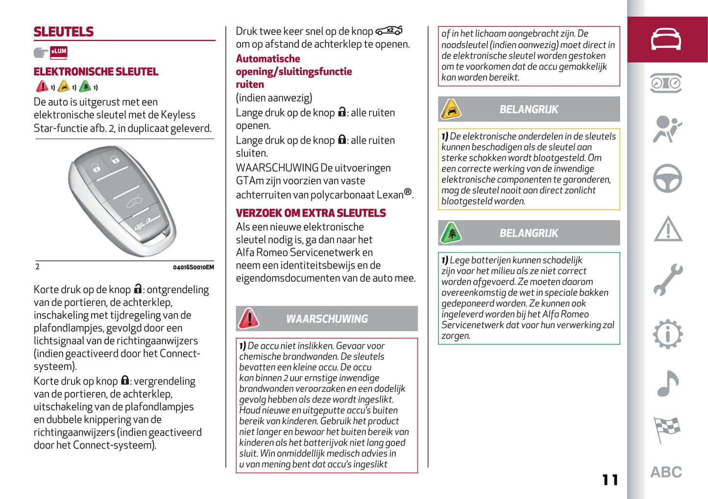 2022-2023 Alfa Romeo Giulietta GTA Owner's Manual | Dutch