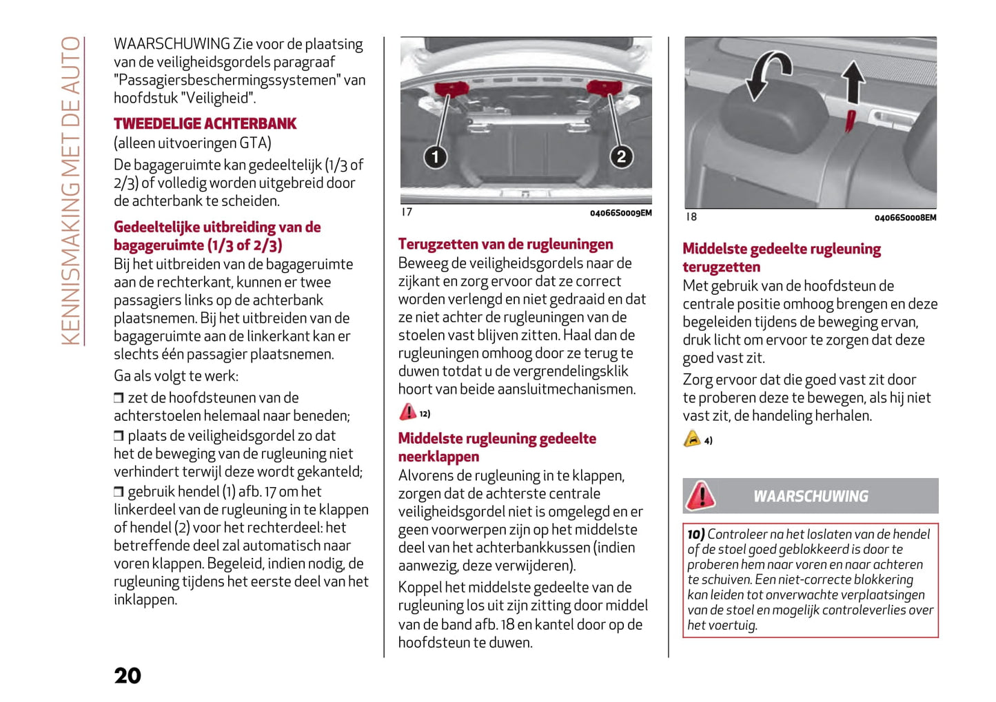 2022-2023 Alfa Romeo Giulietta GTA Owner's Manual | Dutch