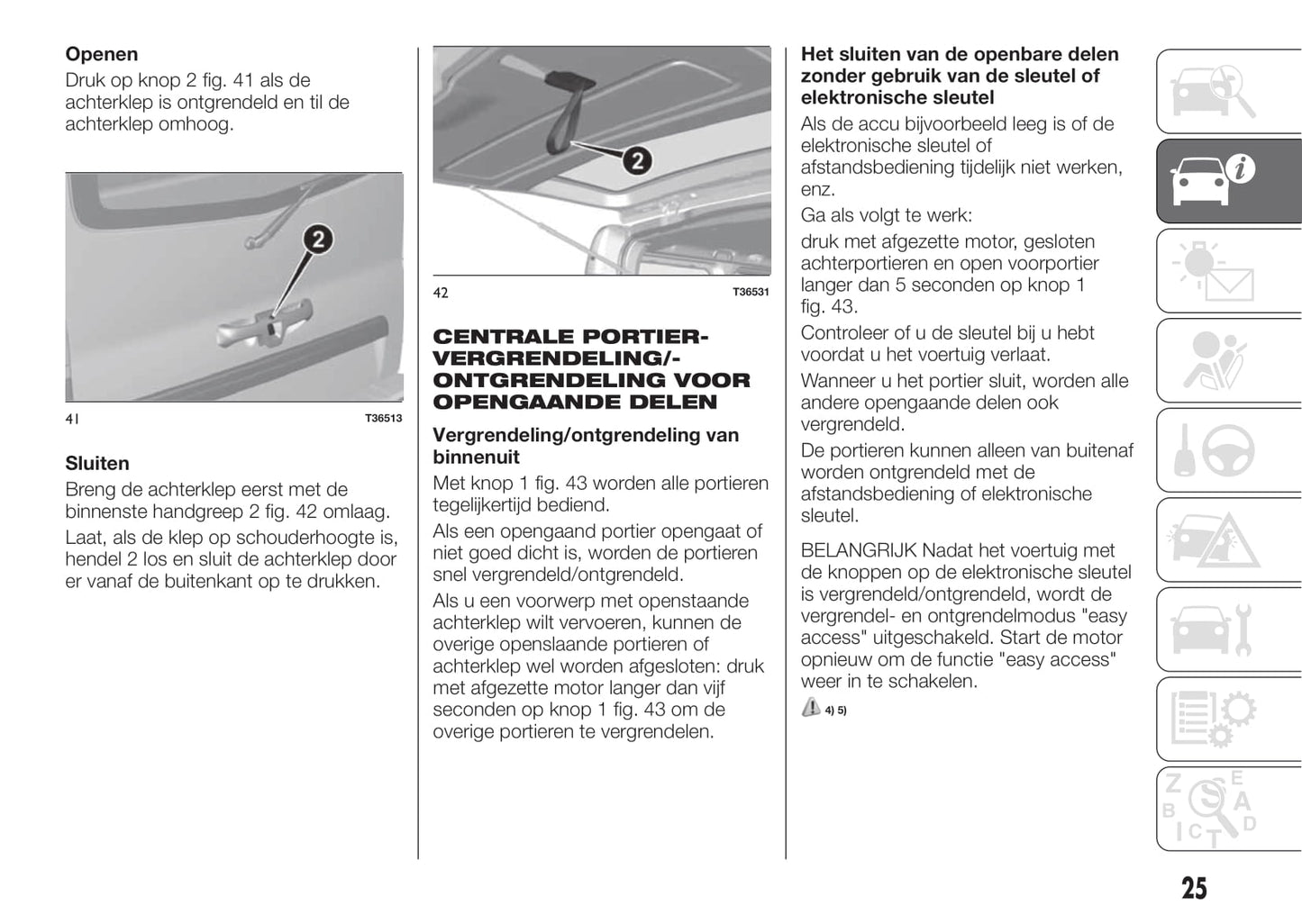 2016-2017 Fiat Talento Owner's Manual | Dutch