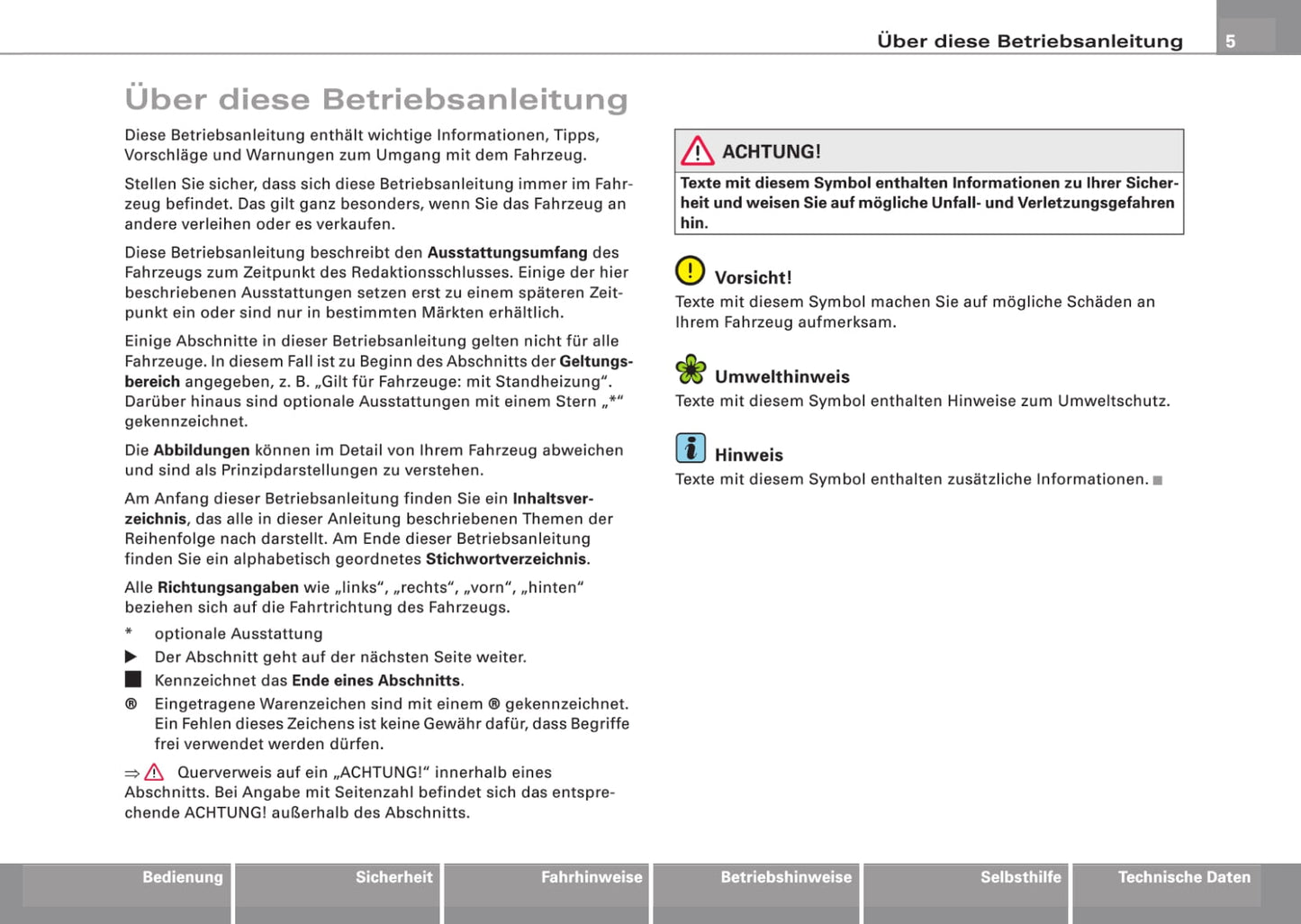 2005-2008 Audi A4 Bedienungsanleitung | Deutsch