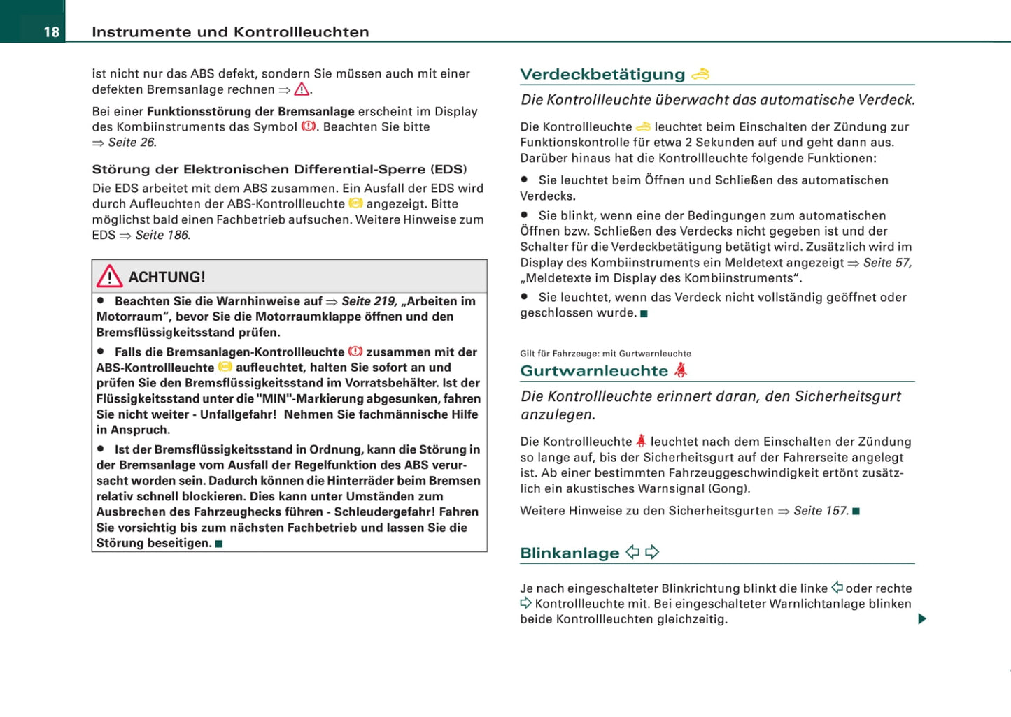 2005-2008 Audi A4 Bedienungsanleitung | Deutsch