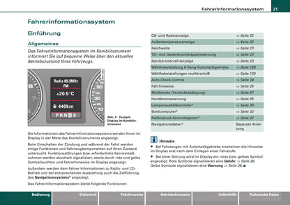 2005-2008 Audi A4 Bedienungsanleitung | Deutsch