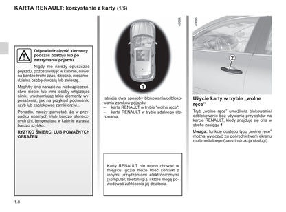 2018-2019 Renault Mégane Bedienungsanleitung | Polnisch