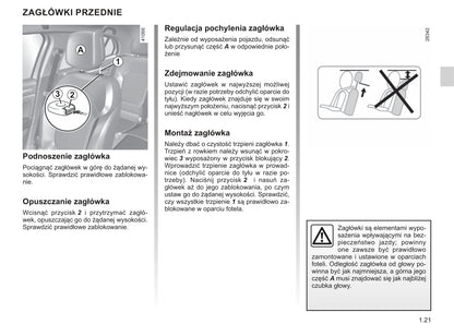 2018-2019 Renault Mégane Owner's Manual | Polish