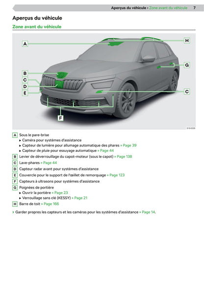 2019-2020 Skoda Kamiq Owner's Manual | French