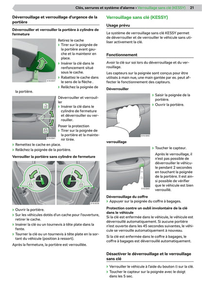 2019-2020 Skoda Kamiq Bedienungsanleitung | Französisch