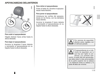 2012-2013 Renault Modus/Grand Modus Owner's Manual | Spanish