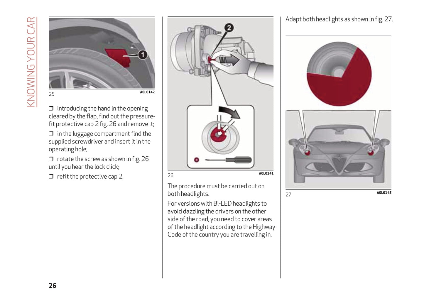 2013-2017 Alfa Romeo 4C Owner's Manual | English