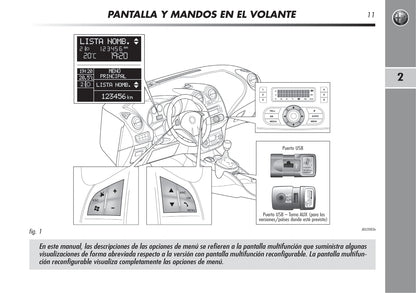 Alfa Romeo Mito Blue&Me Instrucciones 2008 - 2014