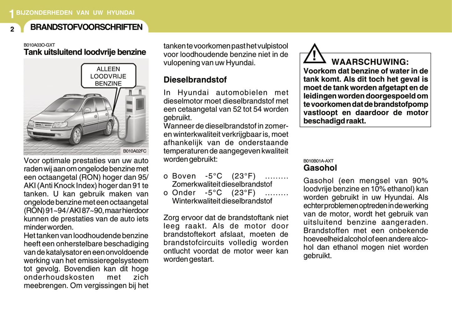 2006-2007 Hyundai Matrix Bedienungsanleitung | Niederländisch