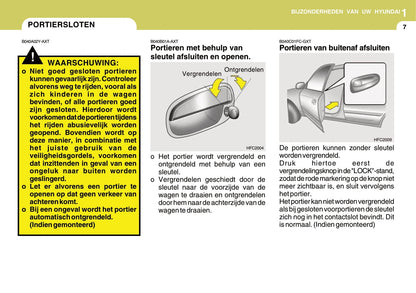 2006-2007 Hyundai Matrix Bedienungsanleitung | Niederländisch