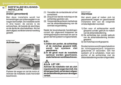 2006-2007 Hyundai Matrix Bedienungsanleitung | Niederländisch