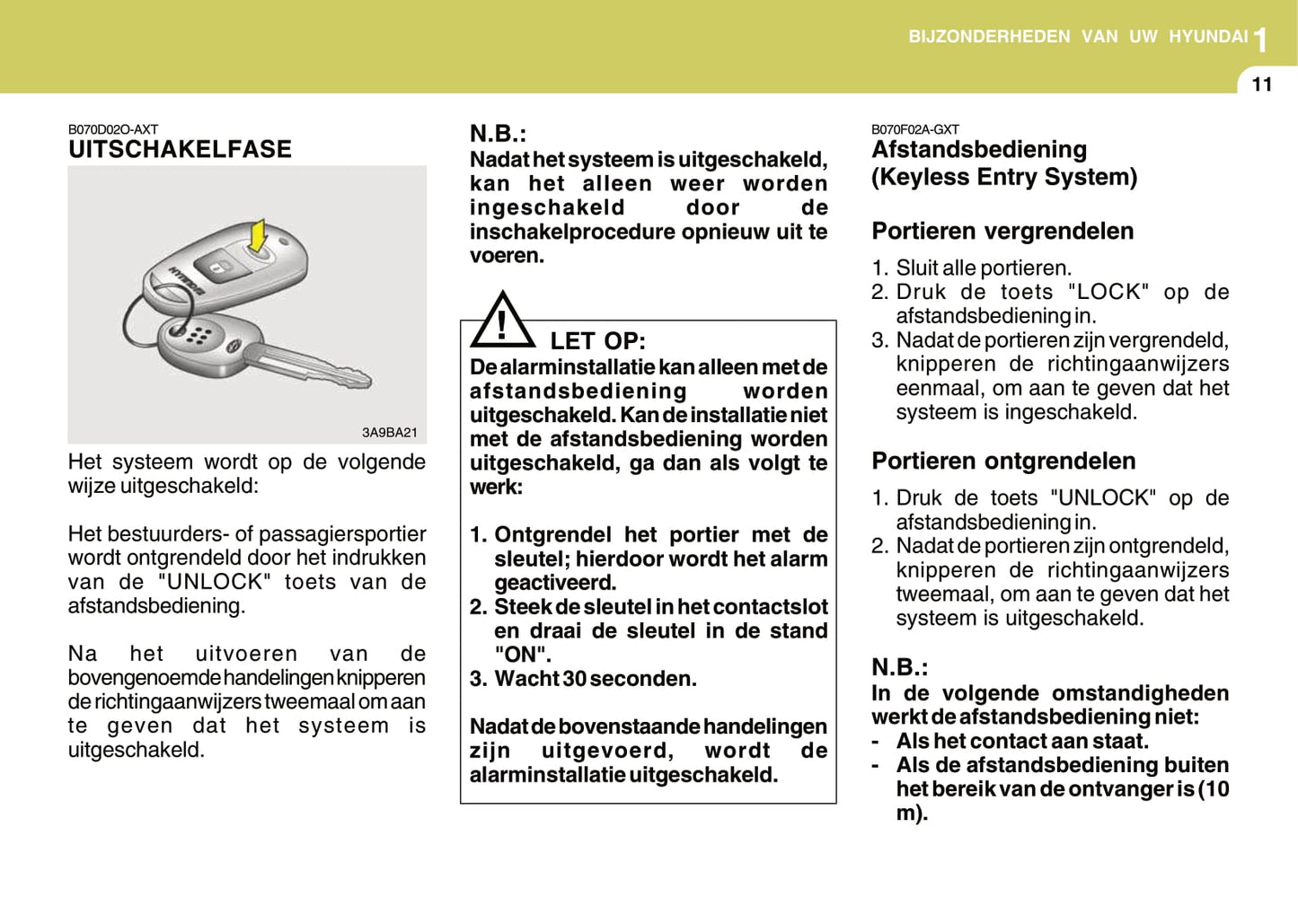 2006-2007 Hyundai Matrix Bedienungsanleitung | Niederländisch