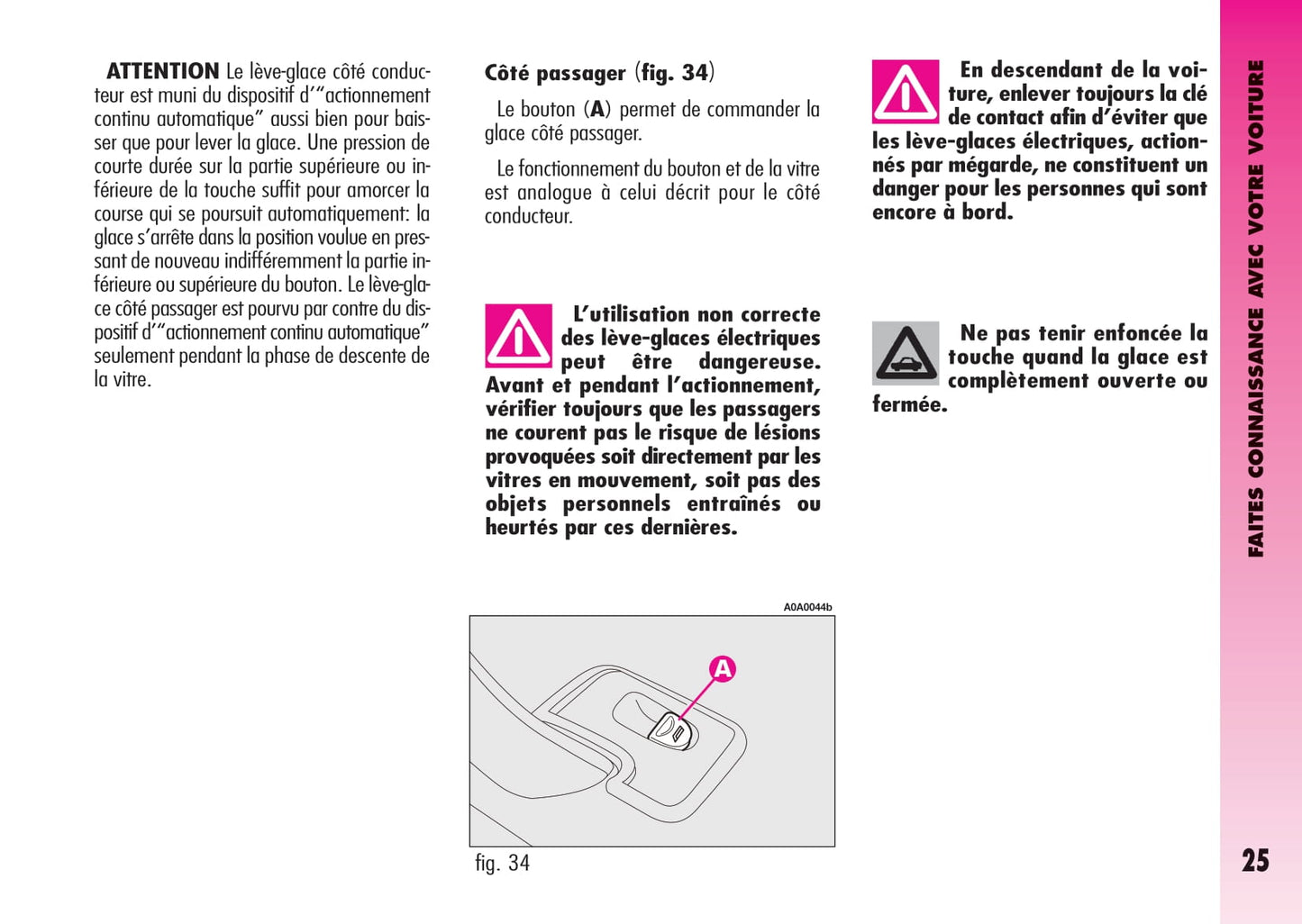 2007-2011 Alfa Romeo GT Owner's Manual | French