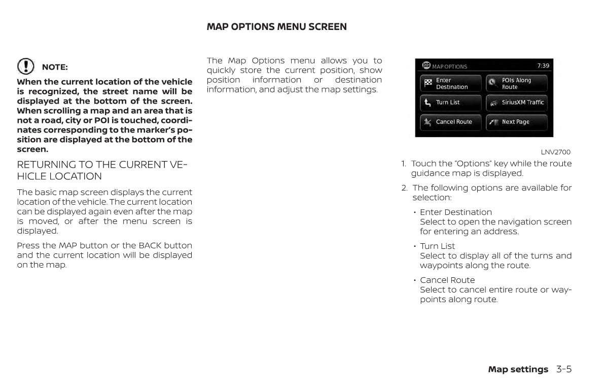 Nissan Navigation System Owner's Manual 2020