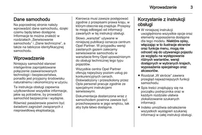 2013 Opel Meriva Owner's Manual | Polish