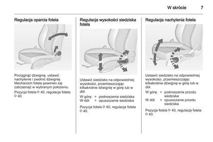 2013 Opel Meriva Owner's Manual | Polish