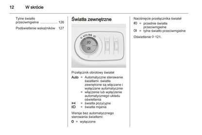 2013 Opel Meriva Owner's Manual | Polish