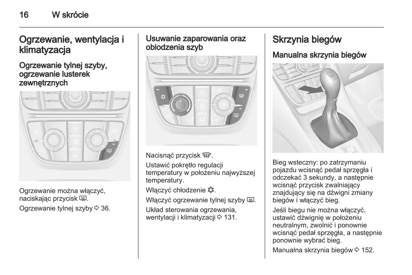 2013 Opel Meriva Owner's Manual | Polish