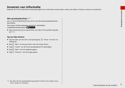 Honda HR-V E Navigatiesysteem Handleiding 2021 - 2023