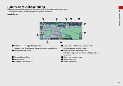 Honda HR-V E Navigatiesysteem Handleiding 2021 - 2023