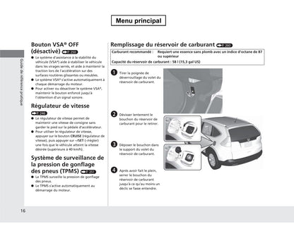 2013 Honda CR-V Bedienungsanleitung | Französisch