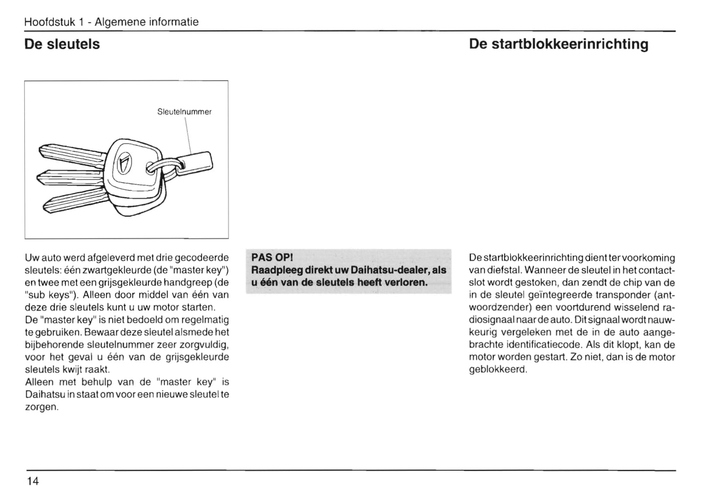 1999-2002 Daihatsu Move Owner's Manual | Dutch