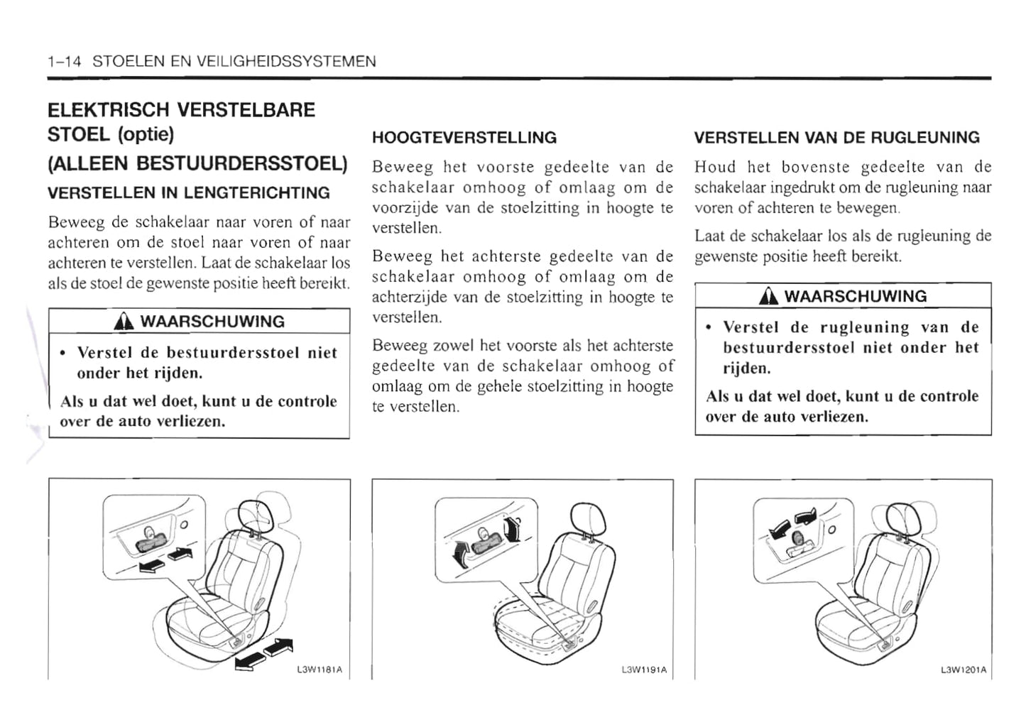 2000-2006 Daewoo Evanda Bedienungsanleitung | Niederländisch