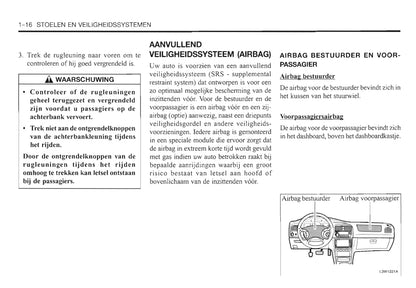 2000-2006 Daewoo Evanda Bedienungsanleitung | Niederländisch