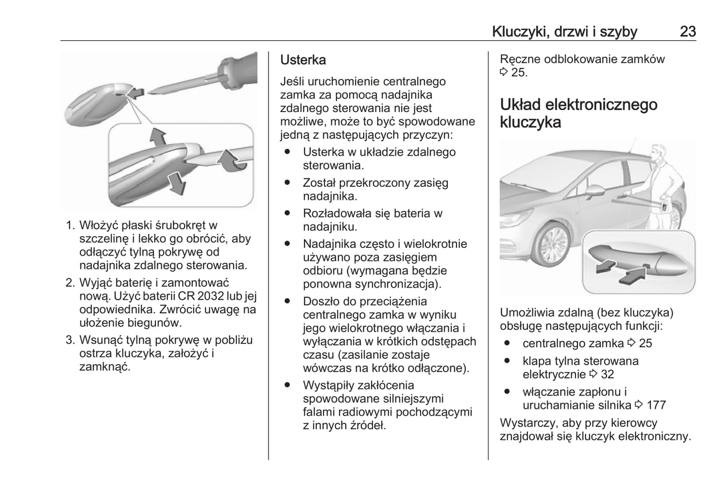 2019-2020 Opel Astra Bedienungsanleitung | Polnisch
