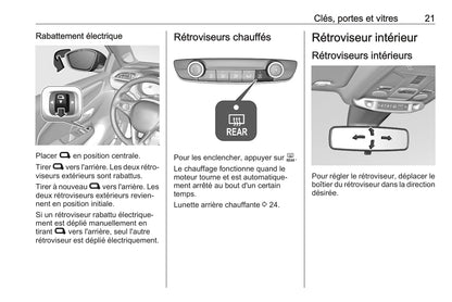 2019-2020 Opel Corsa Owner's Manual | French