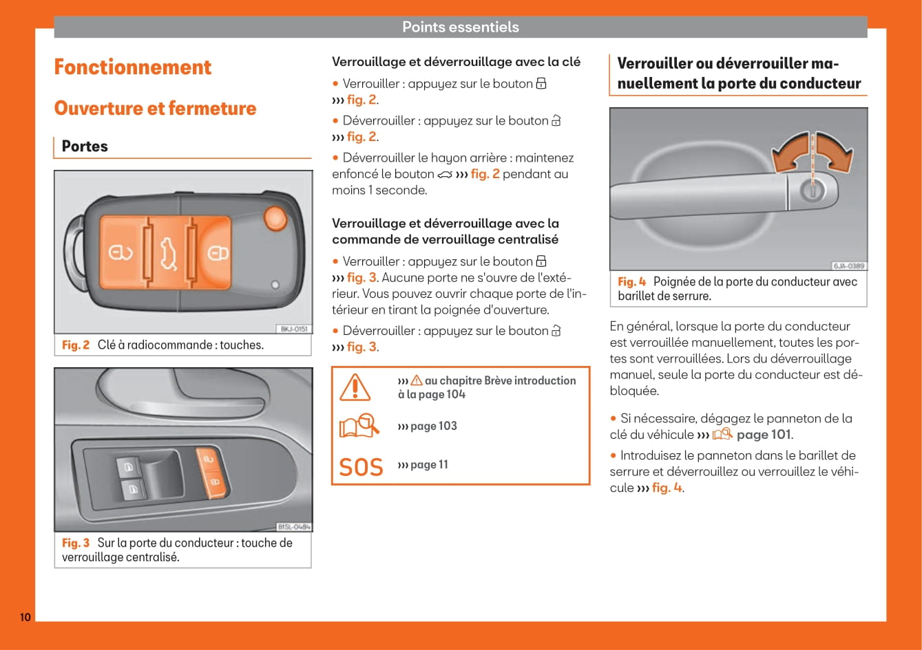 2012-2019 Seat Mii Bedienungsanleitung | Französisch