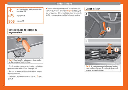 2012-2019 Seat Mii Bedienungsanleitung | Französisch