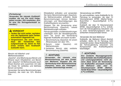 2013-2014 Kia Venga Owner's Manual | German