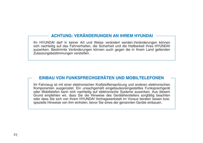 2018-2019 Hyundai Nexo Bedienungsanleitung | Deutsch