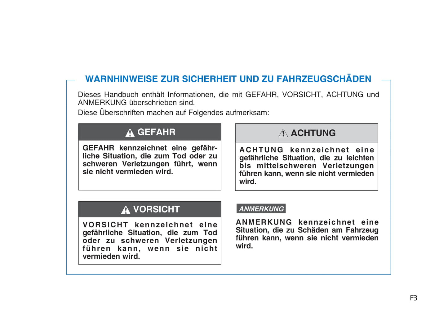 2018-2019 Hyundai Nexo Owner's Manual | German