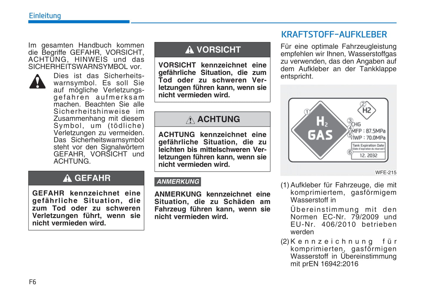 2018-2019 Hyundai Nexo Owner's Manual | German