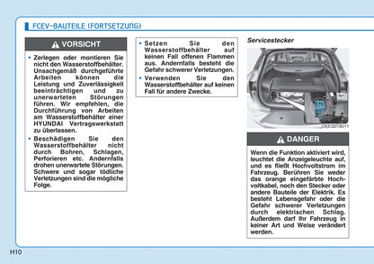 2018-2019 Hyundai Nexo Owner's Manual | German