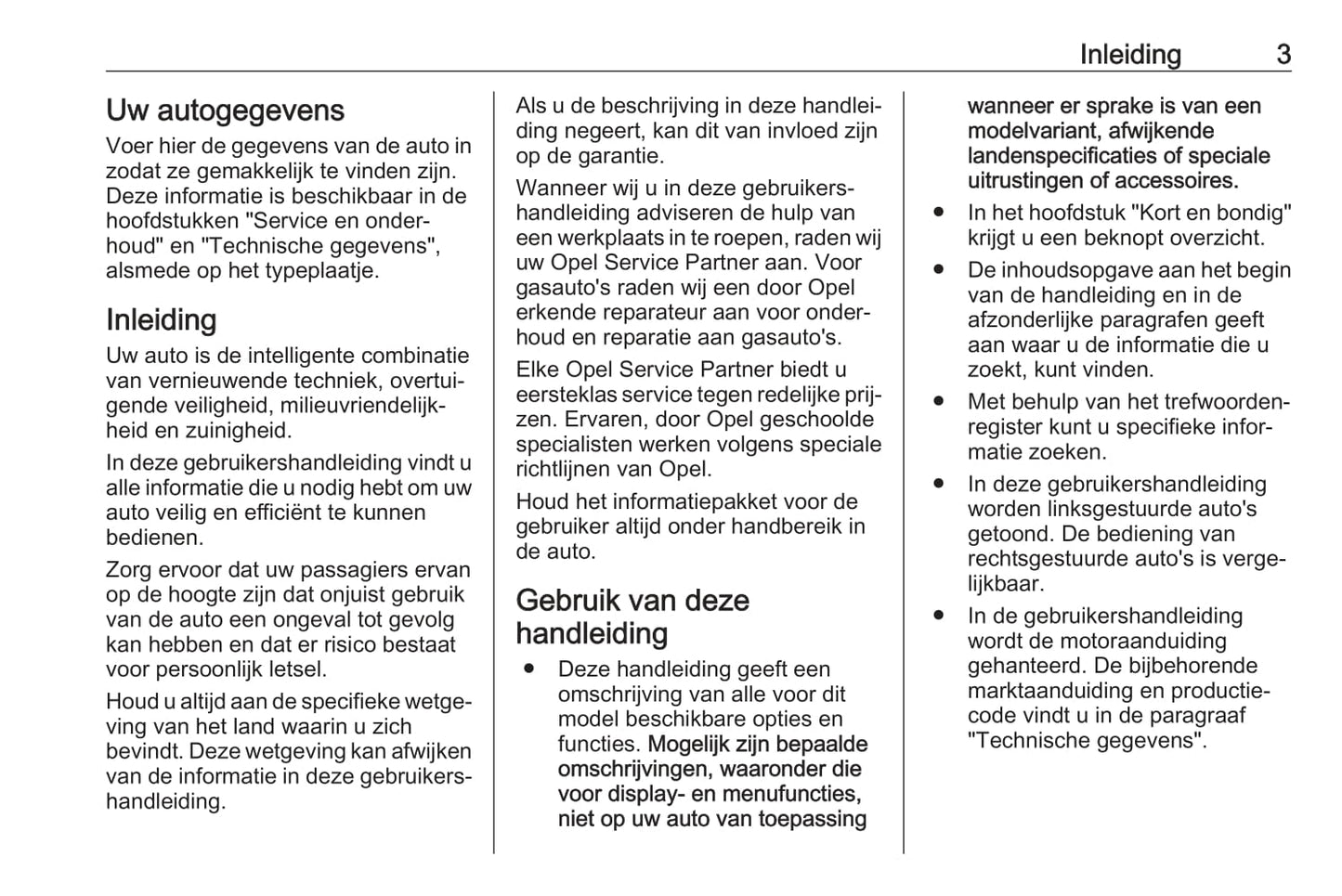 2017 Opel Insignia Owner's Manual | Dutch