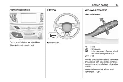 2017 Opel Insignia Owner's Manual | Dutch