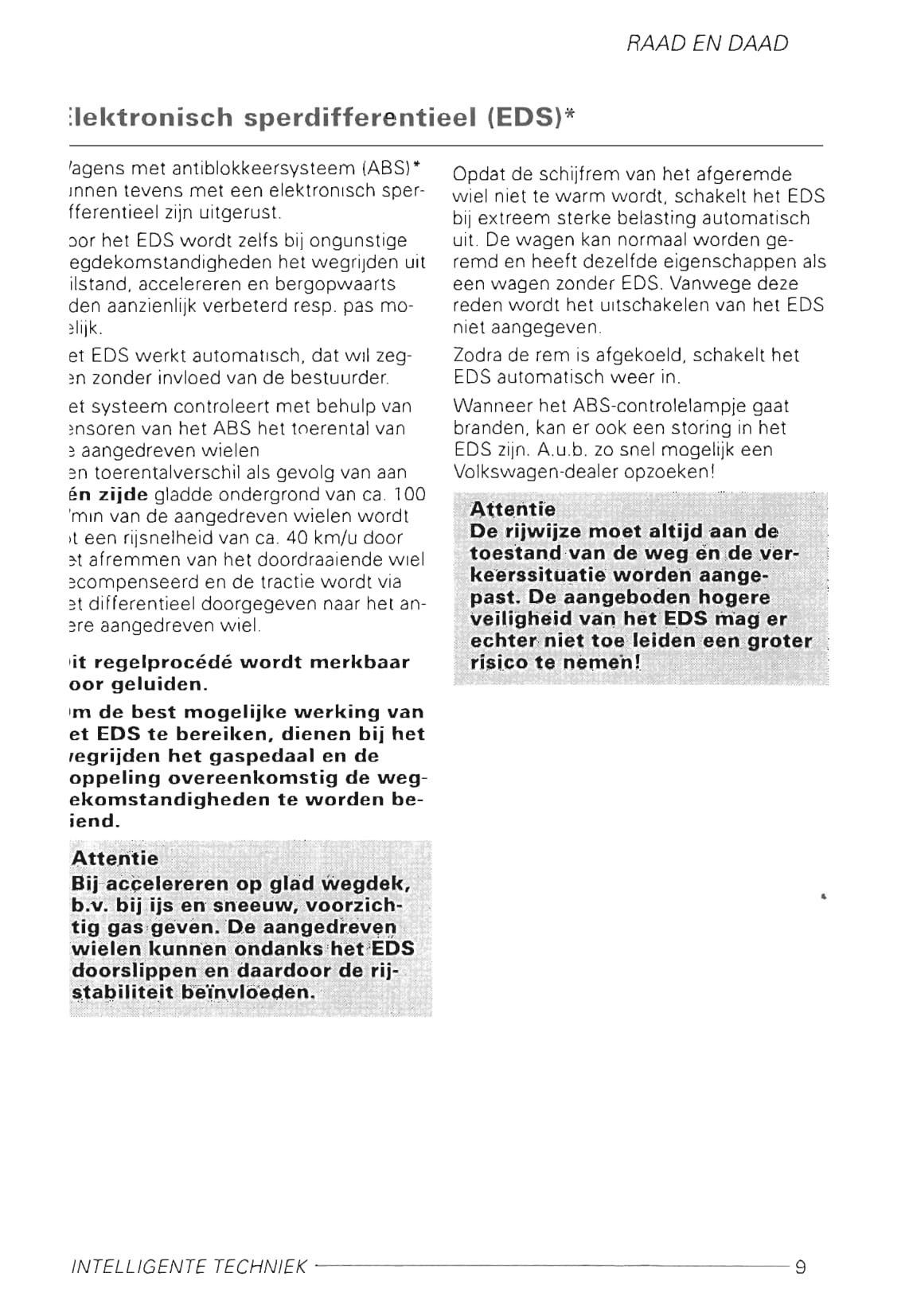 1998-2005 Volkswagen Bora Owner's Manual | Dutch