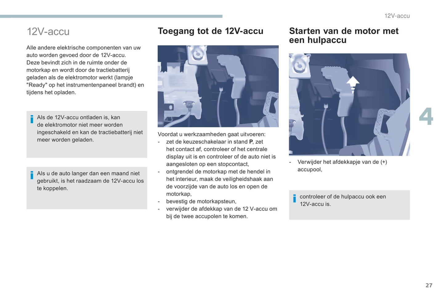 2017-2018 Peugeot Partner Electric/Partner Tepee Electric Bedienungsanleitung | Niederländisch