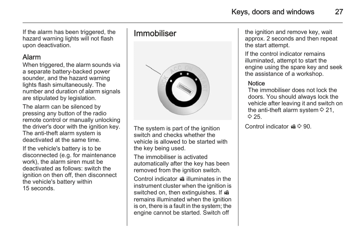 2014-2015 Vauxhall Antara Owner's Manual | English
